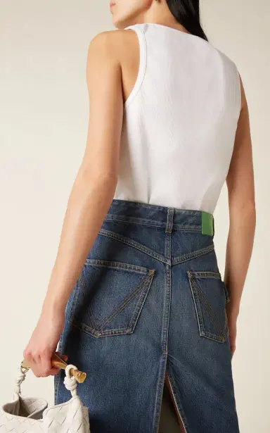 Bottega Veneta Ribbed Cotton Tank Top | Thumbnail 4