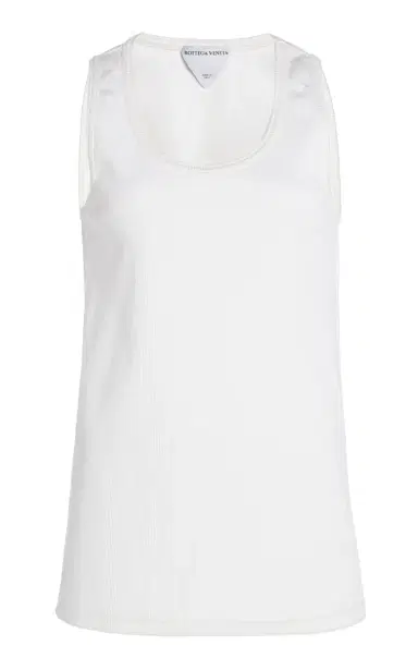 Bottega Veneta Ribbed Cotton Tank Top | Thumbnail 1
