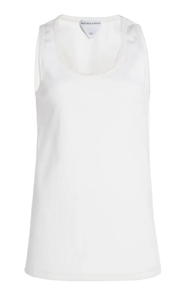 Ribbed Cotton Tank Top
