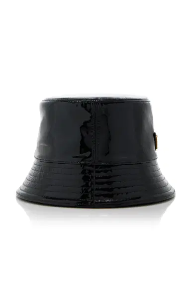 Prada Patent Leather Bucket Hat | Thumbnail 4 Prada Patent Leather Bucket Hat | Thumbnail 4