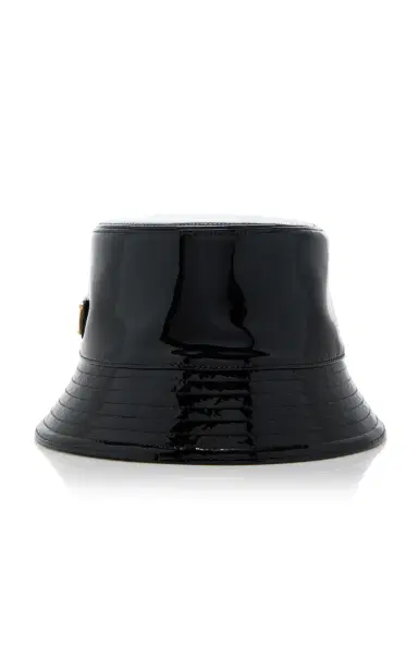 Prada Patent Leather Bucket Hat | Thumbnail 1 Prada Patent Leather Bucket Hat | Thumbnail 1