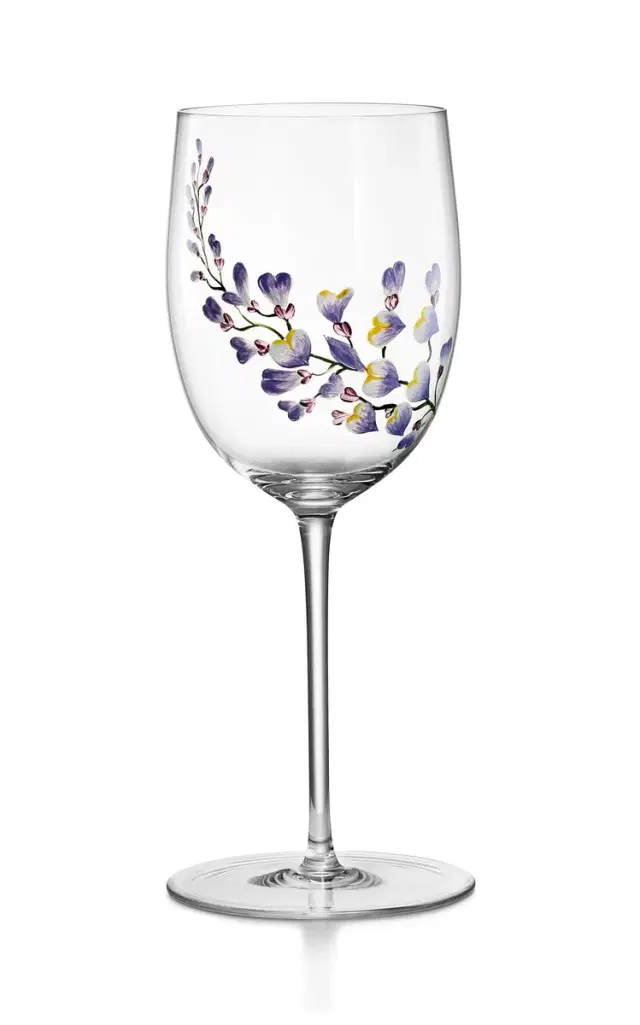 Wisteria White Wine Glass - Clear