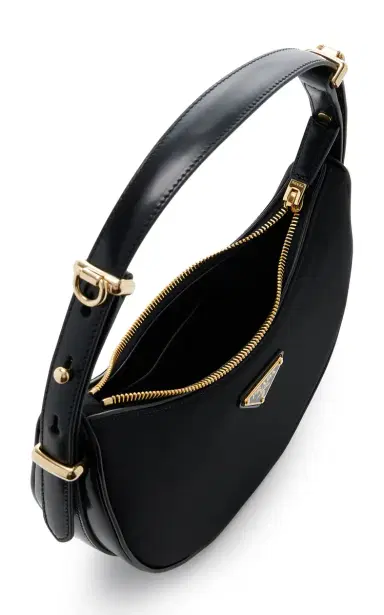Prada Arqué Leather-Trimmed Re-Nylon Shoulder Bag | Thumbnail 6 Prada Arqué Leather-Trimmed Re-Nylon Shoulder Bag | Thumbnail 6