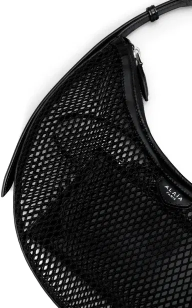 Alaïa One Piece Demi Leather-Trimmed Mesh Shoulder Bag | Thumbnail 5 Alaïa One Piece Demi Leather-Trimmed Mesh Shoulder Bag | Thumbnail 5