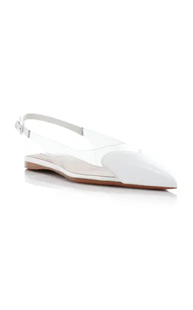 ALAÏA Le Cœur PVC Slingback Flats | Thumbnail 4