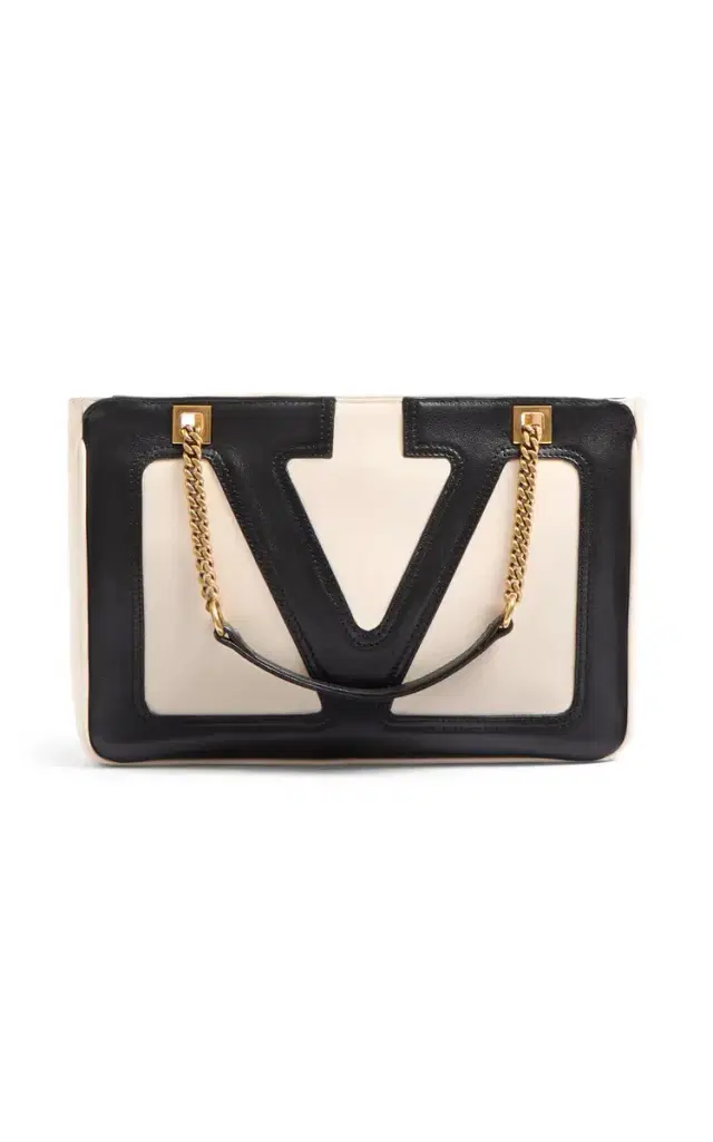 Valentino Garavani Viva Superstar Small Leather Tote Bag