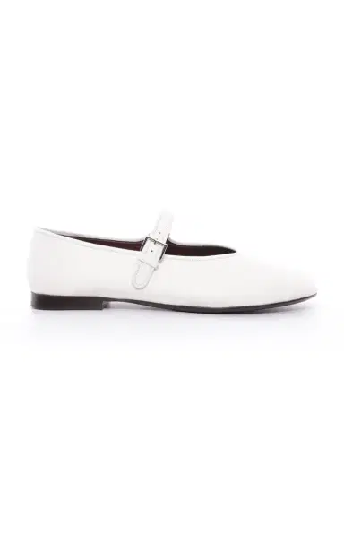 The Row Boheme Leather Mary Jane Flats | Thumbnail 1 The Row Boheme Leather Mary Jane Flats | Thumbnail 1