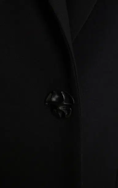 Del Core Hourglass Gathered Twill Blazer Jacket | Thumbnail 5 Del Core Hourglass Gathered Twill Blazer Jacket | Thumbnail 5