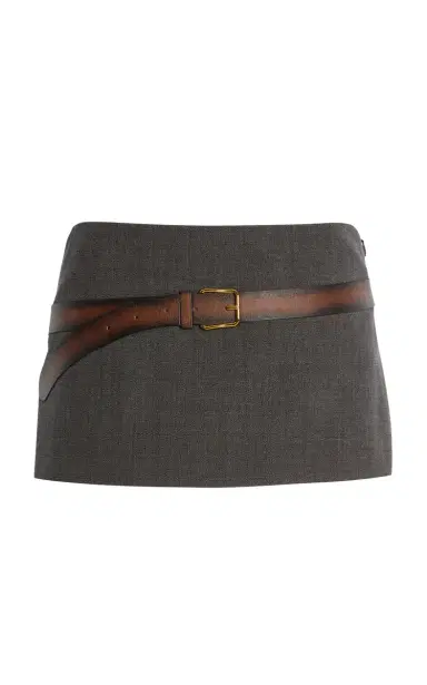 Prada Wool Midi Skirt | Thumbnail 1