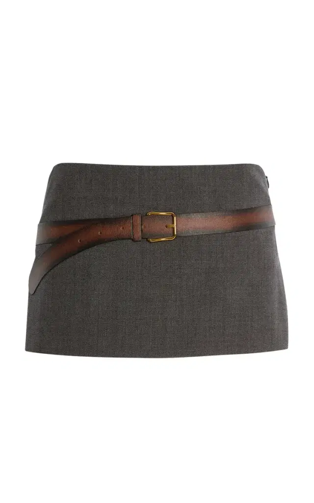 Wool Midi Skirt