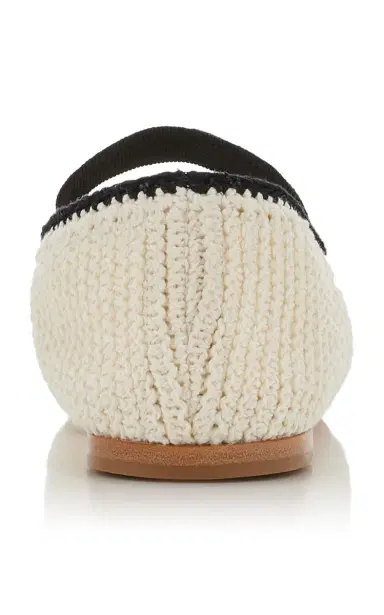 Miu Miu Crocheted Ballet Flats | Thumbnail 5