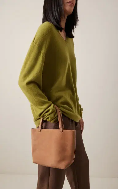 The Row Small Park Suede Tote Bag | Thumbnail 2