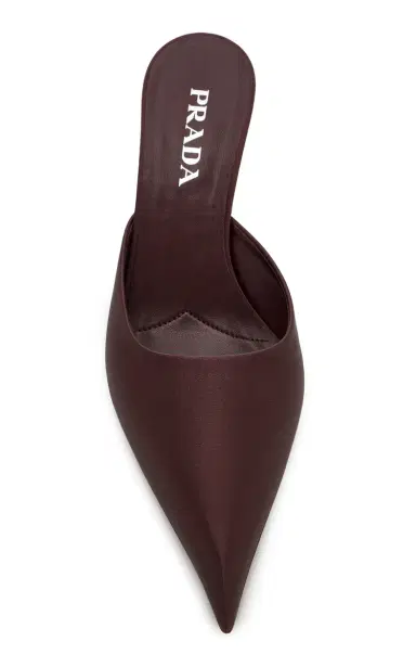 Prada Satin Mules | Thumbnail 4
