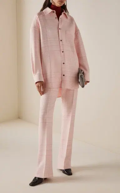 Bottega Veneta Striped Stretch-Crepe Shirt | Thumbnail 3 Bottega Veneta Striped Stretch-Crepe Shirt | Thumbnail 3