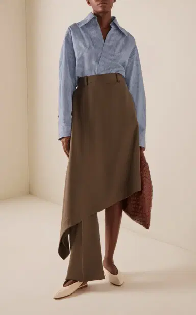 Bottega Veneta Oversized Cotton-Linen Shirt | Thumbnail 3