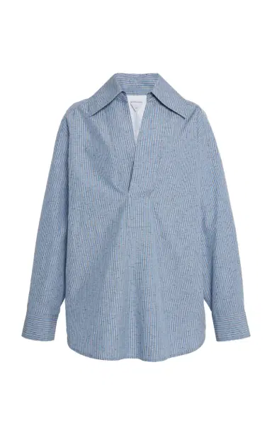 Bottega Veneta Oversized Cotton-Linen Shirt | Thumbnail 6