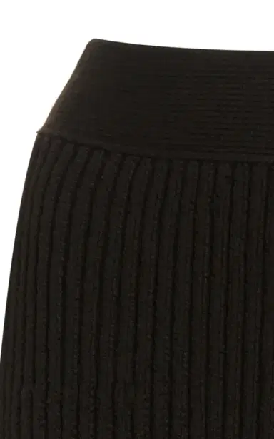 Bottega Veneta Ribbed-Knit Wool Midi Skirt | Thumbnail 5 Bottega Veneta Ribbed-Knit Wool Midi Skirt | Thumbnail 5