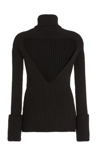 Bottega Veneta Ribbed-Knit Wool Turtleneck Sweater | Thumbnail 4 Bottega Veneta Ribbed-Knit Wool Turtleneck Sweater | Thumbnail 4