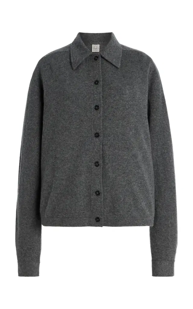 Toteme Raglan-Sleeve Cashmere Cardigan