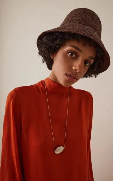 JANESSA LEONE Felix Packable Straw Bucket Hat | Thumbnail 2