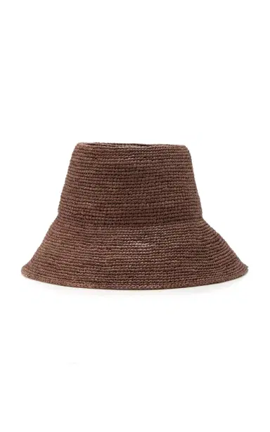 JANESSA LEONE Felix Packable Straw Bucket Hat | Thumbnail 3