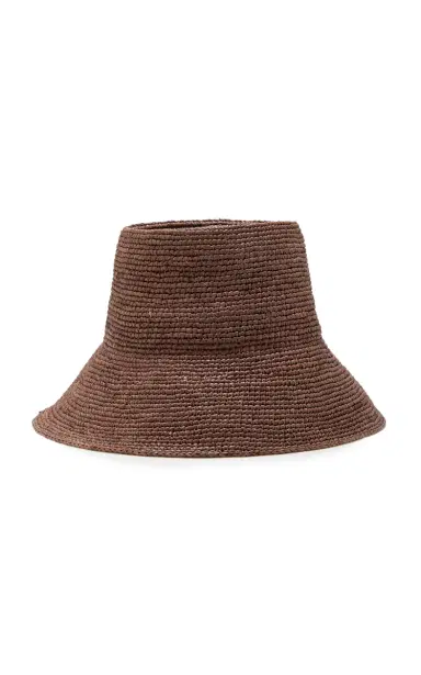 JANESSA LEONE Felix Packable Straw Bucket Hat | Thumbnail 4
