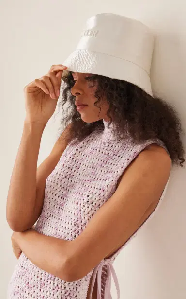 Moncler Embroidered Nylon Bucket Hat | Thumbnail 2