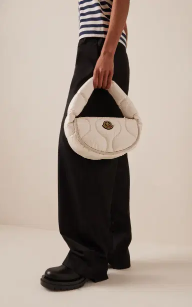 Moncler Delilah Quilted Nylon HoboBag | Thumbnail 2 Moncler Delilah Quilted Nylon HoboBag | Thumbnail 2
