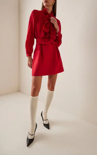 Valentino Garavani Cotton Knee Socks | Thumbnail 2 Valentino Garavani Cotton Knee Socks | Thumbnail 2