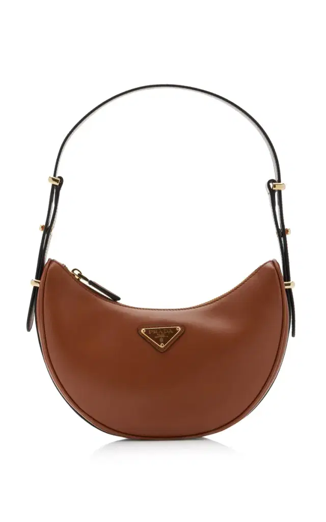 Arqué Leather Shoulder Bag