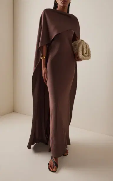 SIMKHAI Izel Cape Gown | Thumbnail 2 SIMKHAI Izel Cape Gown | Thumbnail 2