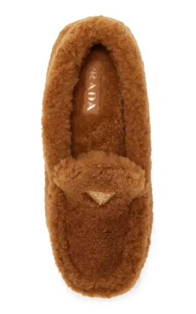 Prada Shearling Driving Shoes | Thumbnail 3 Prada Shearling Driving Shoes | Thumbnail 3