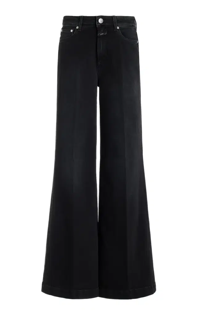 Glow-Up Stretch High-Rise Flared Jeans - Grey