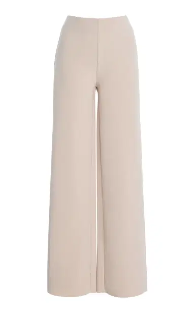BIRROT Exclusive Lay2 High-Rise Bonded-Crepe Straight-Leg Trousers | Thumbnail 1 BIRROT Exclusive Lay2 High-Rise Bonded-Crepe Straight-Leg Trousers | Thumbnail 1