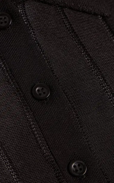 FRAME Knitted Polo Top | Thumbnail 5