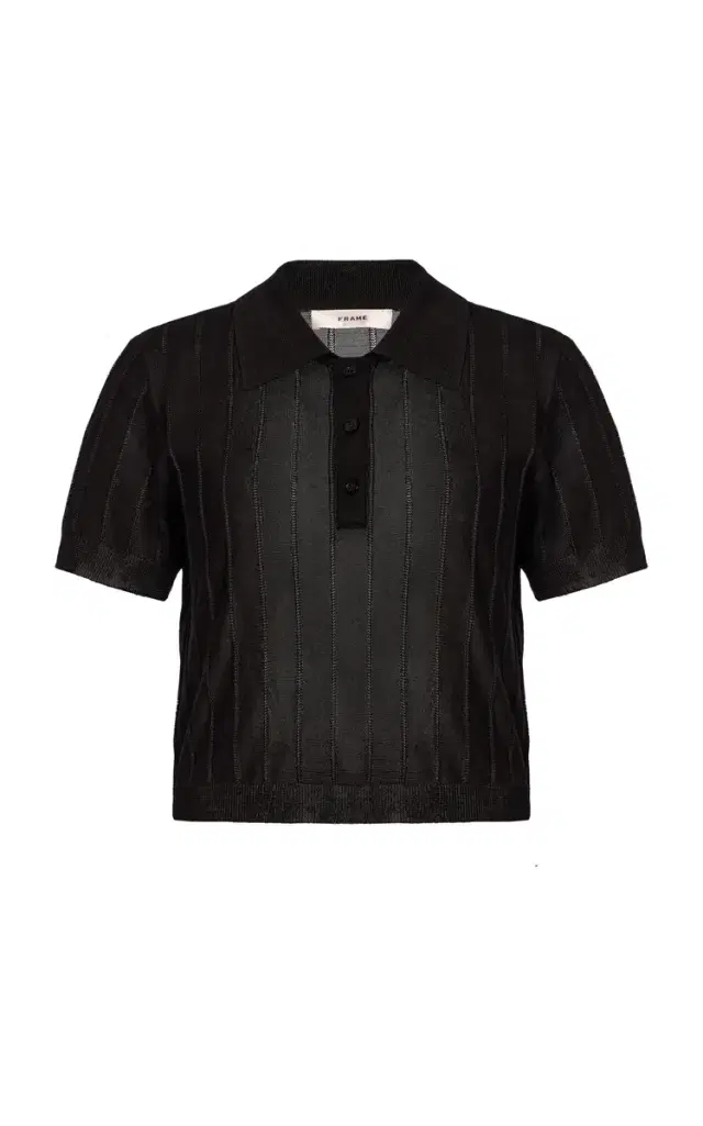 Knitted Polo Top