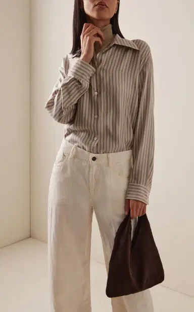 The Row Small Bindle Suede Bag | Thumbnail 3 The Row Small Bindle Suede Bag | Thumbnail 3