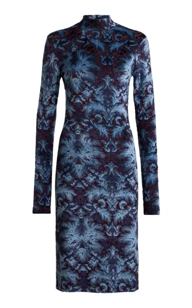 Etro Printed Crepe Midi Dress | Thumbnail 6