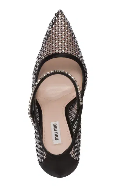 Miu Miu Crystal-Mesh Pumps | Thumbnail 6 Miu Miu Crystal-Mesh Pumps | Thumbnail 6
