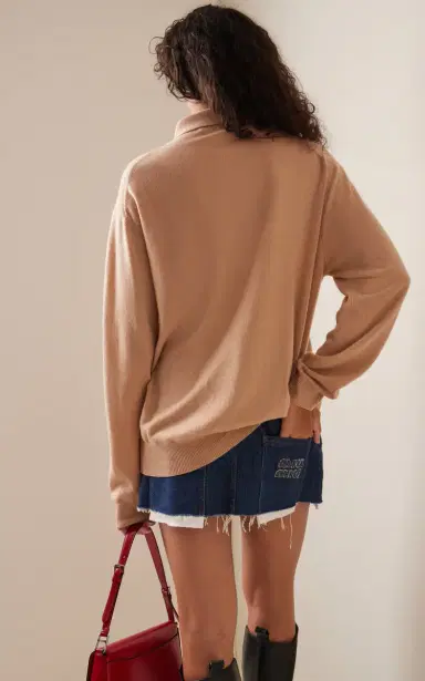 Miu Miu Oversized Cashmere Sweater | Thumbnail 5 Miu Miu Oversized Cashmere Sweater | Thumbnail 5