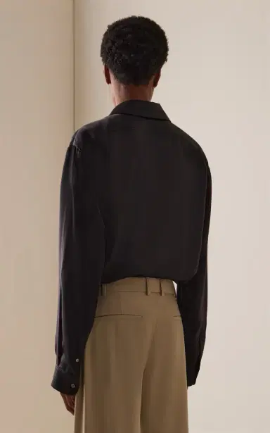 The Row Sisilia Silk-Satin Shirt | Thumbnail 4 The Row Sisilia Silk-Satin Shirt | Thumbnail 4