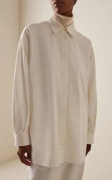The Row Luka Cotton-Blend Shirt | Thumbnail 2 The Row Luka Cotton-Blend Shirt | Thumbnail 2