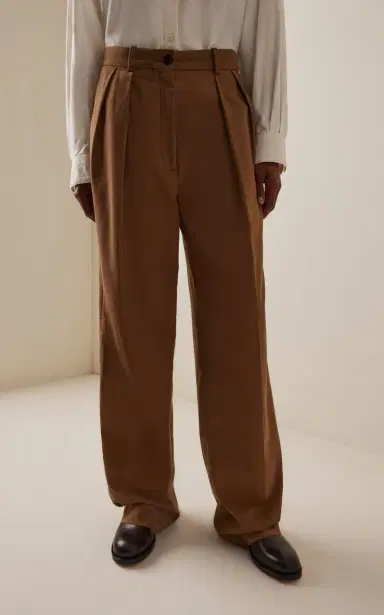The Row Igor Cotton-Blend Straight-Leg Pant | Thumbnail 3 The Row Igor Cotton-Blend Straight-Leg Pant | Thumbnail 3