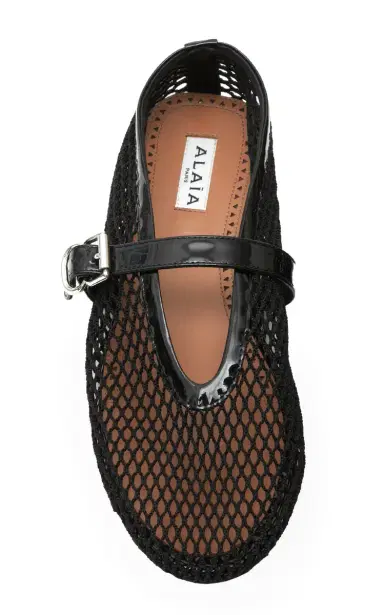 Alaïa Mesh Mary Jane Flats | Thumbnail 3 Alaïa Mesh Mary Jane Flats | Thumbnail 3