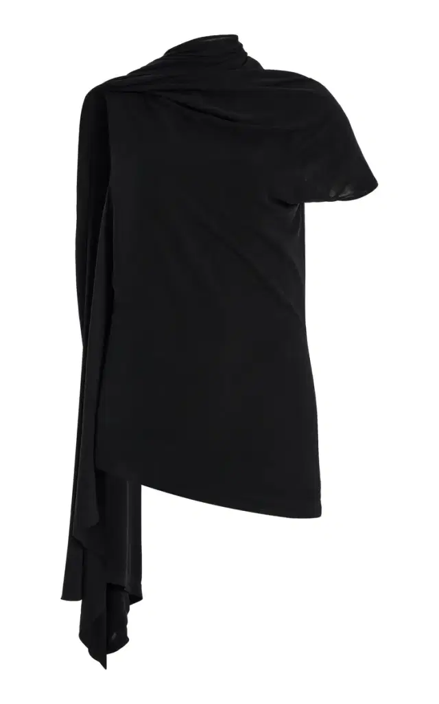 Isadra Draped Jersey Top