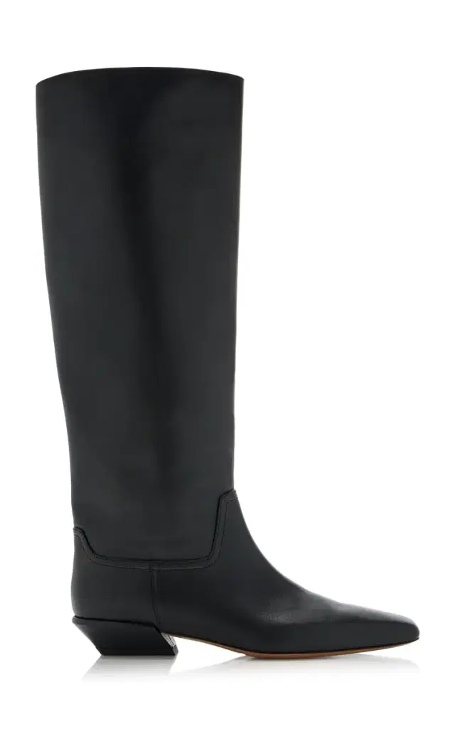 Bettina Leather Knee Boots