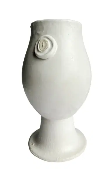 Jeanette Morrow Mallory Pedestal Vase - White | Thumbnail 10