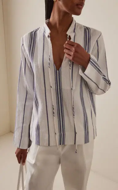 Matteau Fisherman Striped Cotton Top | Thumbnail 2