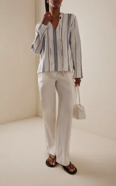 Matteau Fisherman Striped Cotton Top | Thumbnail 3