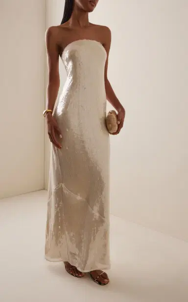ROTATE Sequin Maxi Dress | Thumbnail 3